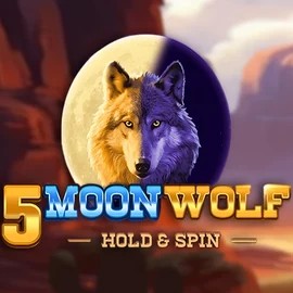 5 Moon Wolf casino game by Apparat Gaming – featured logo at Spinorhino Casino