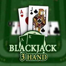 Blackjack 3H (Habanero) slot visual from Habanero available on spinorhino.eu