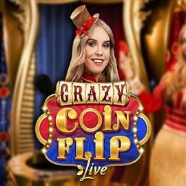 Enjoy Crazy Coin Flip by Evolution – logo hosted on spinorhino.eu