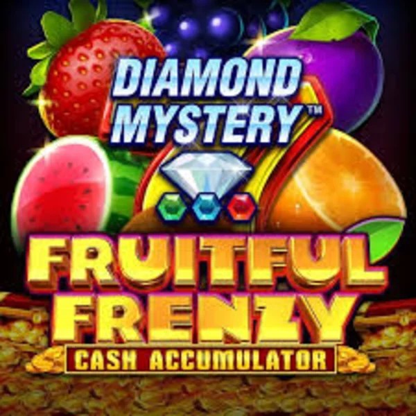 Diamond Mystery Fruitful Frenzy Cash Accumulator slot visual from Greentube available on spinorhino.eu