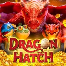 Dragon Hatch logo by PG Soft at Spinorhino Casino