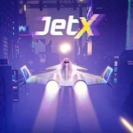 jetX slot logo by SmartSoft at Spinorhino Casino
