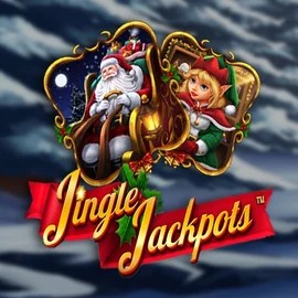 Jackpots logo of Jingle Jackpots from Dragon Gaming at Spinorhino Casino