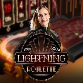 Lightning Roulette casino game by Evolution – featured logo at Spinorhino Casino