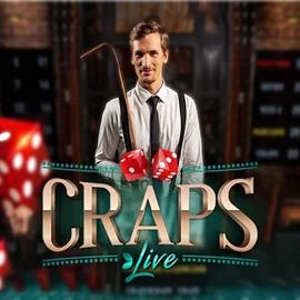 Live Craps logo – Live Casino by Evolution at Spinorhino Casino