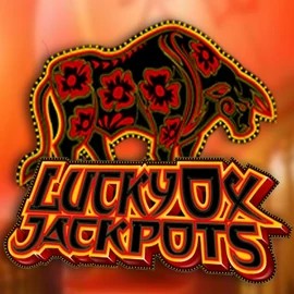 Lucky Ox Jackpots by Rival, showcased at spinorhino.eu – game logo