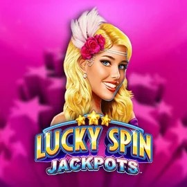 Lucky Spin Jackpots slot logo by Novomatic at Spinorhino Casino