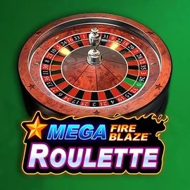 Mega Fire Blaze Roulette slot logo by Playtech at Spinorhino Casino