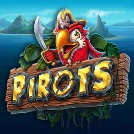 Official Slots logo: Pirots by ELK Studios at Spinorhino Casino