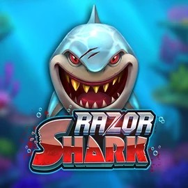 Razor Shark logo by Push Gaming at Spinorhino Casino
