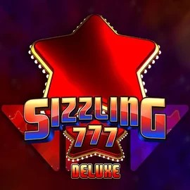 Sizzling 777 Deluxe slot logo by Wazdan at Spinorhino Casino