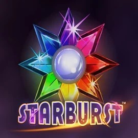 Starburst logo by NetEnt at Spinorhino Casino