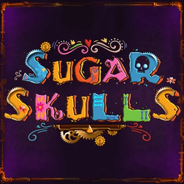 Sugar Skulls logo by Booming Games Spinorhino Casino