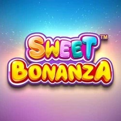 Sweet Bonanza logo by Pragmatic Play at Spinorhino Casino
